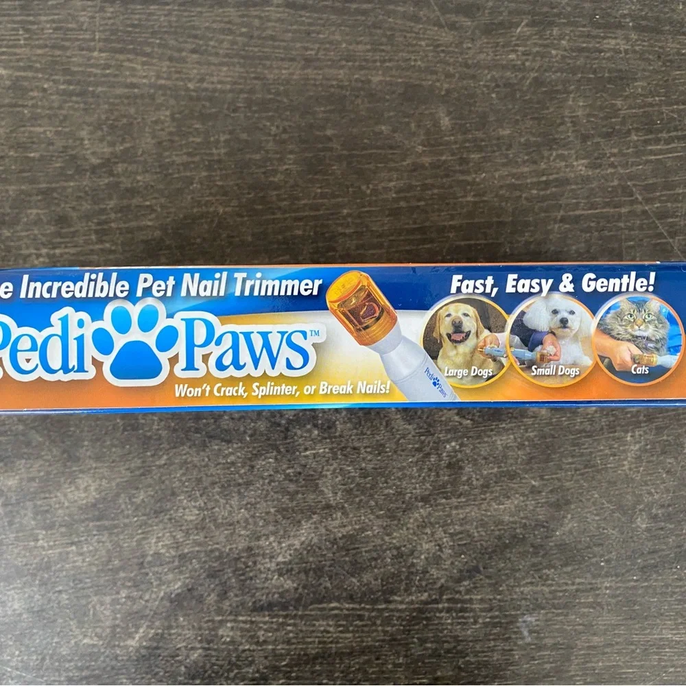 Pedi Paws Pet Nail Trimmer Clipper Grooming Tool Dog Cat